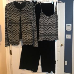 Evening wear pant set